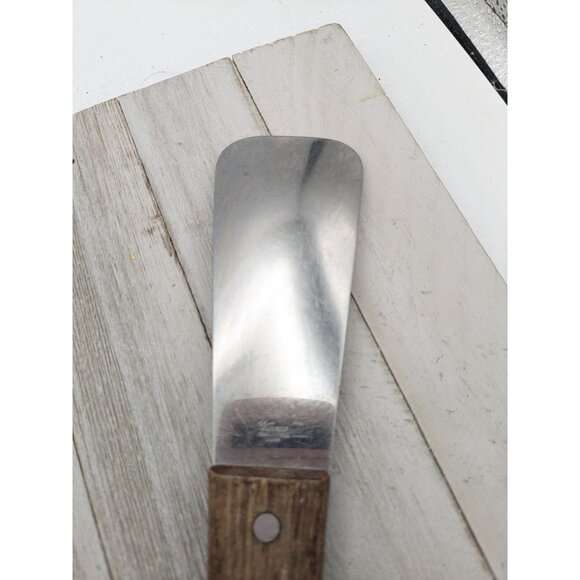 Vintage Vernco #1 Stainless Steel Ice Cream Spade Scoop Wood Handle 9 1/2" Japan - Picture 5 of 8